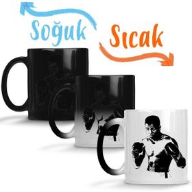 Baskı Dükkanı KB11303 Muhammed Ali Boks Porselen Kupa Bardak