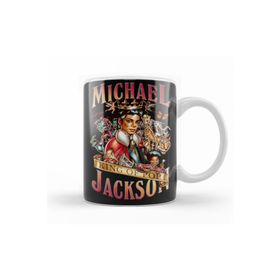 Baskı Dükkanı KB11309 Music King Of Pop Mıckael Jackson Porselen Kupa Bardak
