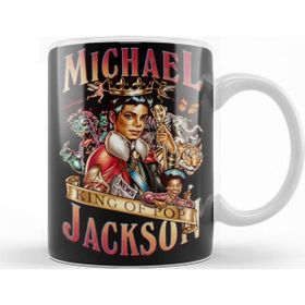 Baskı Dükkanı KB11309 Music King Of Pop Mıckael Jackson Porselen Kupa Bardak