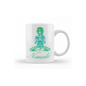 Baskı Dükkanı KB11328 Namaste Yoga Porselen Kupa Bardak
