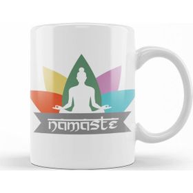 Baskı Dükkanı KB11330 Namaste Yoga Porselen Kupa Bardak