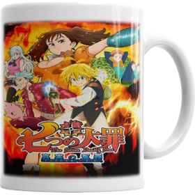 Baskı Dükkanı KB11333 Nanatsu No Ataizai Porselen Kupa Bardak