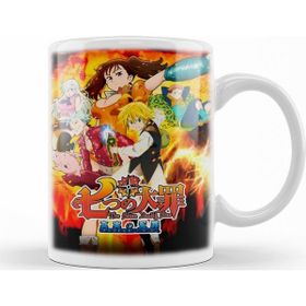 Baskı Dükkanı KB11333 Nanatsu No Ataizai Porselen Kupa Bardak