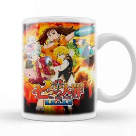 Baskı Dükkanı KB11333 Nanatsu No Ataizai Porselen Kupa Bardak