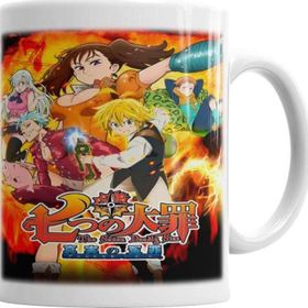 Baskı Dükkanı KB11333 Nanatsu No Ataizai Porselen Kupa Bardak