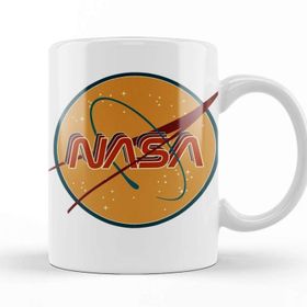 Baskı Dükkanı KB11337 Nasa 70s Retro Porselen Kupa Bardak