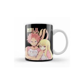 Baskı Dükkanı KB11339 Natsu Lucy Nalu Matching Shirts Porselen Kupa Bardak
