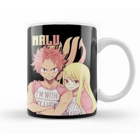 Baskı Dükkanı KB11339 Natsu Lucy Nalu Matching Shirts Porselen Kupa Bardak