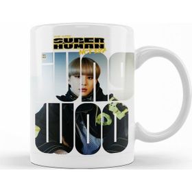 Baskı Dükkanı KB11354 Nct 127 Jungwoo Superhuman Porselen Kupa Bardak
