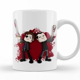 Baskı Dükkanı KB11383 Negan And The Governor Porselen Kupa Bardak
