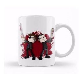 Baskı Dükkanı KB11383 Negan And The Governor Porselen Kupa Bardak