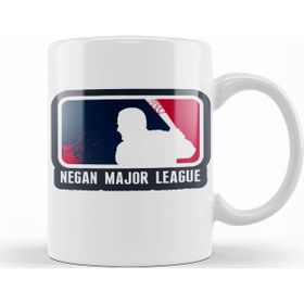 Baskı Dükkanı KB11388 Negan Major League Porselen Kupa Bardak