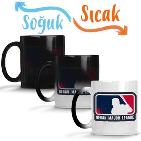 Baskı Dükkanı KB11388 Negan Major League Porselen Kupa Bardak