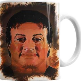 Baskı Dükkanı KB1139 Sylvester Stallone Rambo Porselen Kupa Bardak