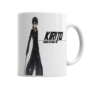 Baskı Dükkanı KB1140 Sword Art Online Kirito Kirigaya Kazuto Anime Kupa Bardak