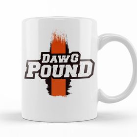 Baskı Dükkanı KB11405 Nfl Cleveland Browns Dawg Pound Porselen Kupa Bardak