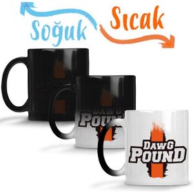 Baskı Dükkanı KB11405 Nfl Cleveland Browns Dawg Pound Porselen Kupa Bardak