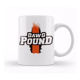 Baskı Dükkanı KB11405 Nfl Cleveland Browns Dawg Pound Porselen Kupa Bardak