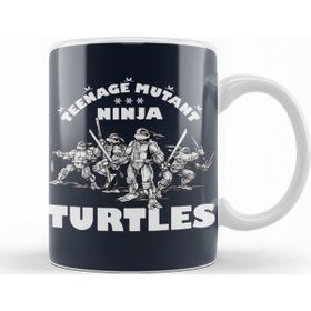Baskı Dükkanı KB11410 Ninja Turtes Old School Turtles Porselen Kupa Bardak