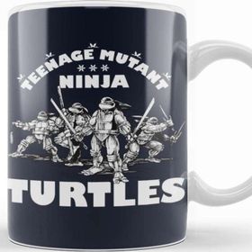 Baskı Dükkanı KB11410 Ninja Turtes Old School Turtles Porselen Kupa Bardak