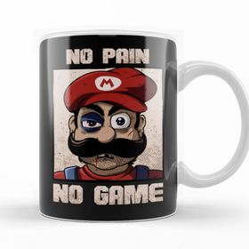 Baskı Dükkanı KB11423 No Pain No Game Porselen Kupa Bardak