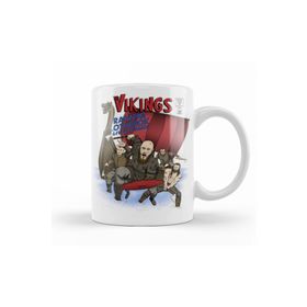Baskı Dükkanı KB11429 Nordic The Vikings Porselen Kupa Bardak