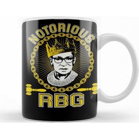 Baskı Dükkanı KB11435 Notorious Rbg Ruth Bader Ginsburg Supreme Porselen Kupa Bardak