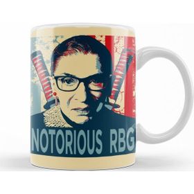 Baskı Dükkanı KB11436 Notorious Rbg Us Supreme Court Justice Porselen Kupa Bardak
