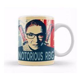 Baskı Dükkanı KB11436 Notorious Rbg Us Supreme Court Justice Porselen Kupa Bardak