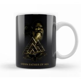 Baskı Dükkanı KB11443 Odin Father Of All Porselen Kupa Bardak