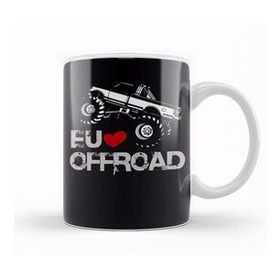 Baskı Dükkanı KB11446 Offroad Porselen Kupa Bardak