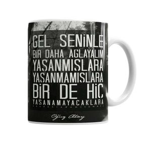 Baskı Dükkanı KB11448 Oğuz Atay Porselen Kupa Bardak