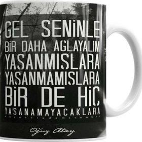 Baskı Dükkanı KB11448 Oğuz Atay Porselen Kupa Bardak