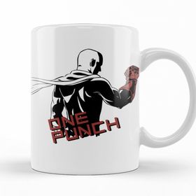 Baskı Dükkanı KB11455 One Punch Porselen Kupa Bardak