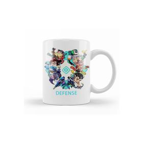 Baskı Dükkanı KB11464 Overwatch Camiseta Defense Porselen Kupa Bardak