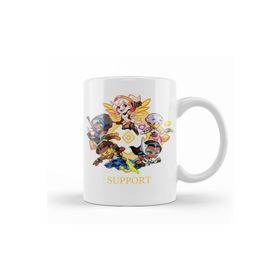 Baskı Dükkanı KB11465 Overwatch Camiseta Support Porselen Kupa Bardak