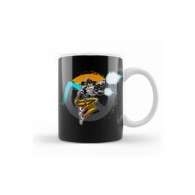 Baskı Dükkanı KB11470 Overwatch One Fanart Tracer Porselen Kupa Bardak