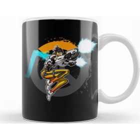 Baskı Dükkanı KB11470 Overwatch One Fanart Tracer Porselen Kupa Bardak
