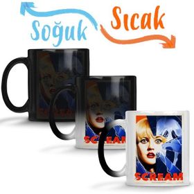 Baskı Dükkanı KB11476 Panico Scream Porselen Kupa Bardak