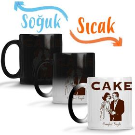 Baskı Dükkanı KB115 Cake Comfort Eagle Porselen Kupa Bardak
