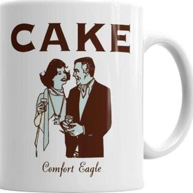Baskı Dükkanı KB115 Cake Comfort Eagle Porselen Kupa Bardak