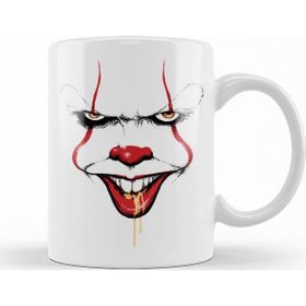 Baskı Dükkanı KB11500 Pennywise Clown Spittle Porselen Kupa Bardak