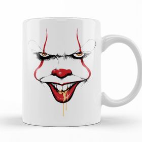 Baskı Dükkanı KB11500 Pennywise Clown Spittle Porselen Kupa Bardak