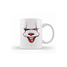 Baskı Dükkanı KB11500 Pennywise Clown Spittle Porselen Kupa Bardak