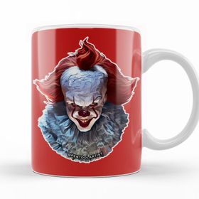 Baskı Dükkanı KB11503 Pennywise Simplified Colors Version Porselen Kupa Bardak