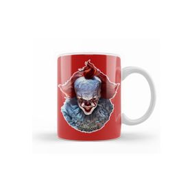 Baskı Dükkanı KB11503 Pennywise Simplified Colors Version Porselen Kupa Bardak