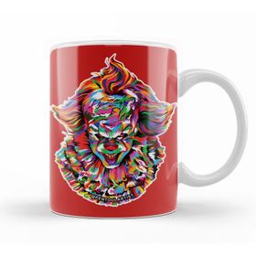 Baskı Dükkanı KB11504 Pennywise The Colorful Version Porselen Kupa Bardak