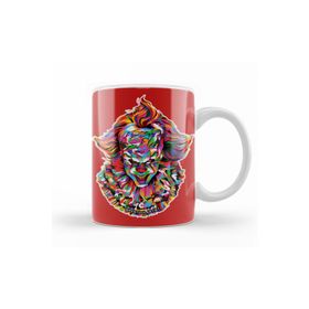 Baskı Dükkanı KB11504 Pennywise The Colorful Version Porselen Kupa Bardak
