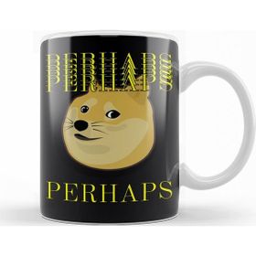 Baskı Dükkanı KB11505 Perhaps Doge Porselen Kupa Bardak
