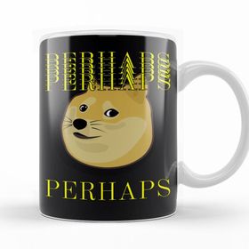 Baskı Dükkanı KB11505 Perhaps Doge Porselen Kupa Bardak
